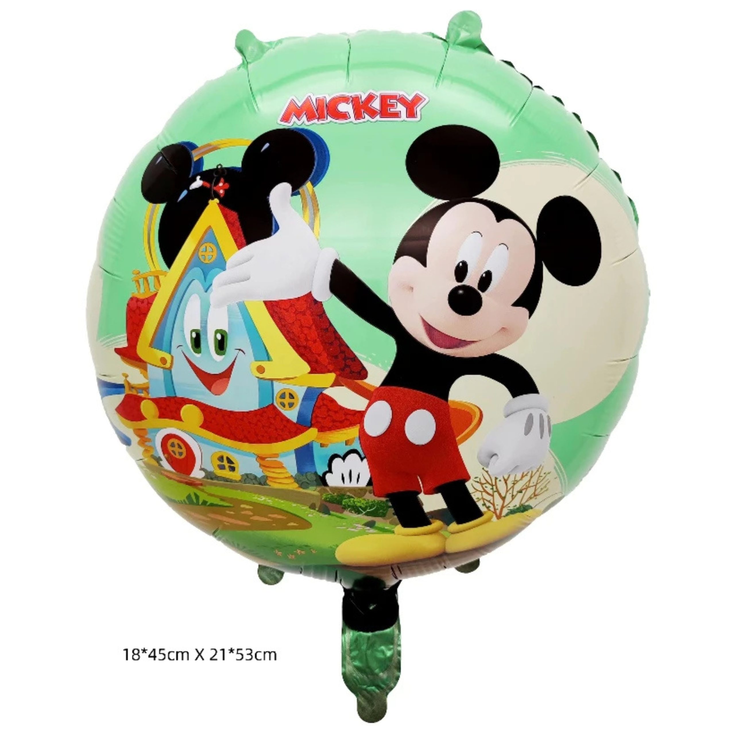 100-scaled-1.jpg 18" Round Mickey House Themed Foil Balloon (Unpacked) - Image 1
