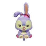 49*102.4cm Purple Bunny StellaLou Foil Balloon (Unpacked)