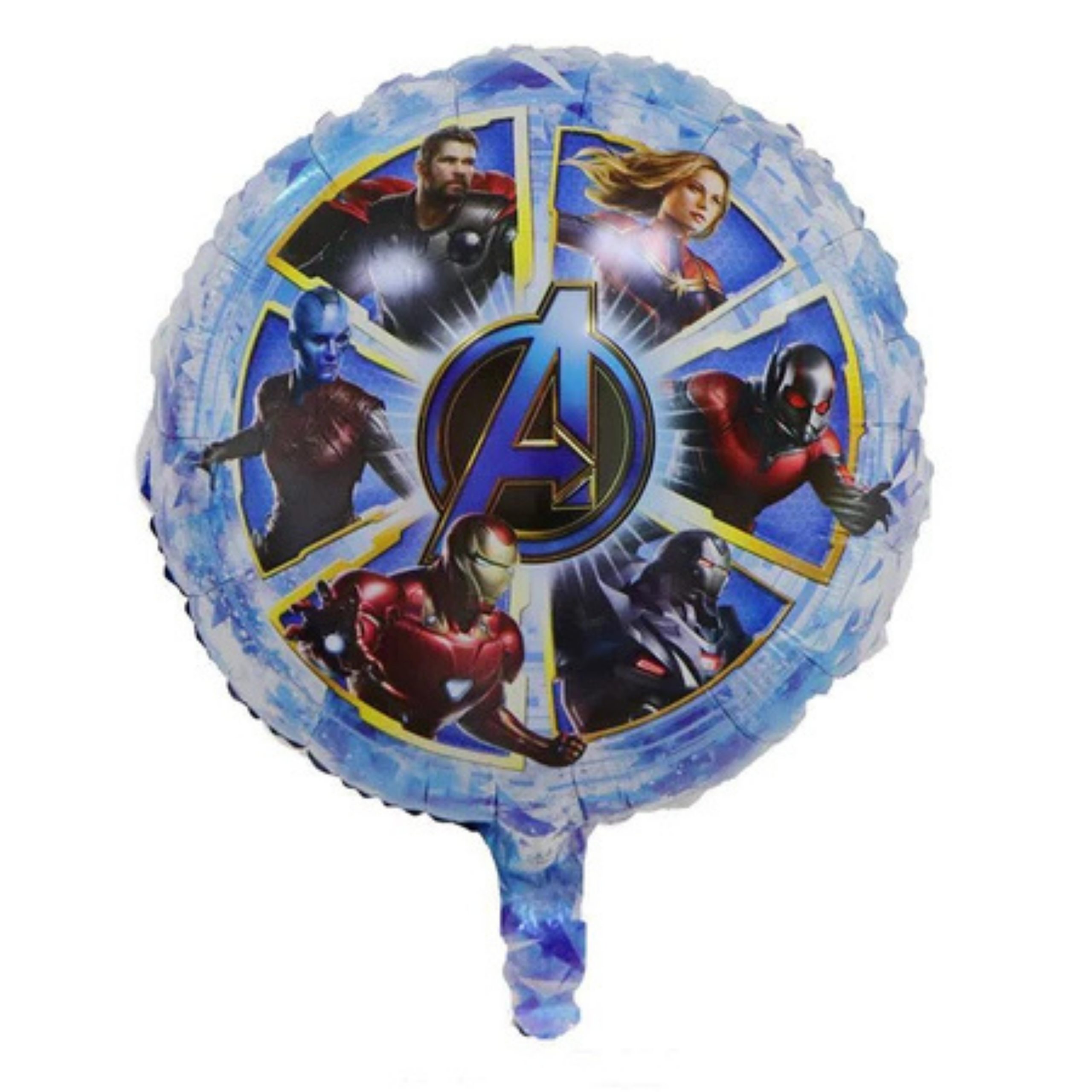 179-scaled-1.jpg 18" Round Avengers Birthday Foil Balloon (Unpacked) - Image 1