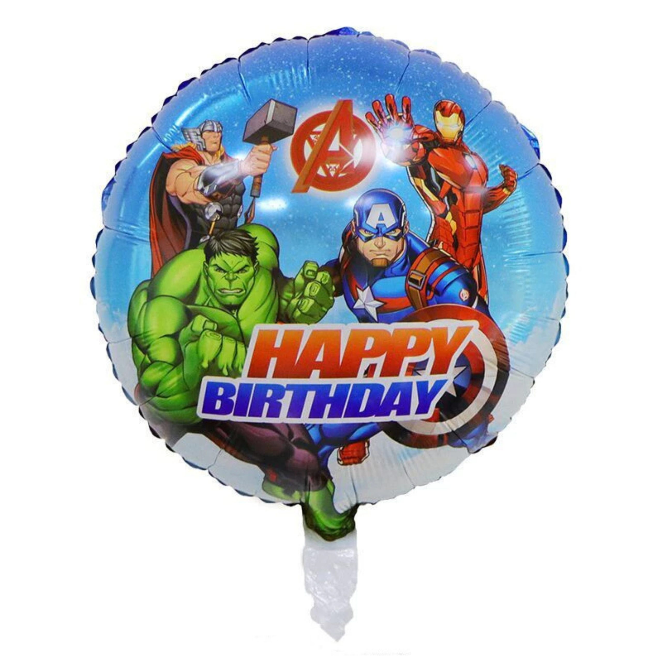 186-scaled-1.jpg 18" Round Super Hero Theme Foil Balloon (Unpacked) - Image 1