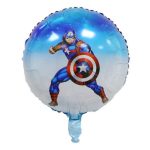 18" Round Captain America Foil Balloon (Unpacked)