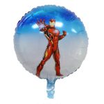 18" Round Iron Man Theme Foil Balloon (Unpacked)