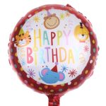 18" Jungle Theme Round Shaped Foil Balloon (Unpacked)