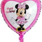 18" Cute Heart Shape Micky Mouse Disney Foil Balloon (Unpacked)