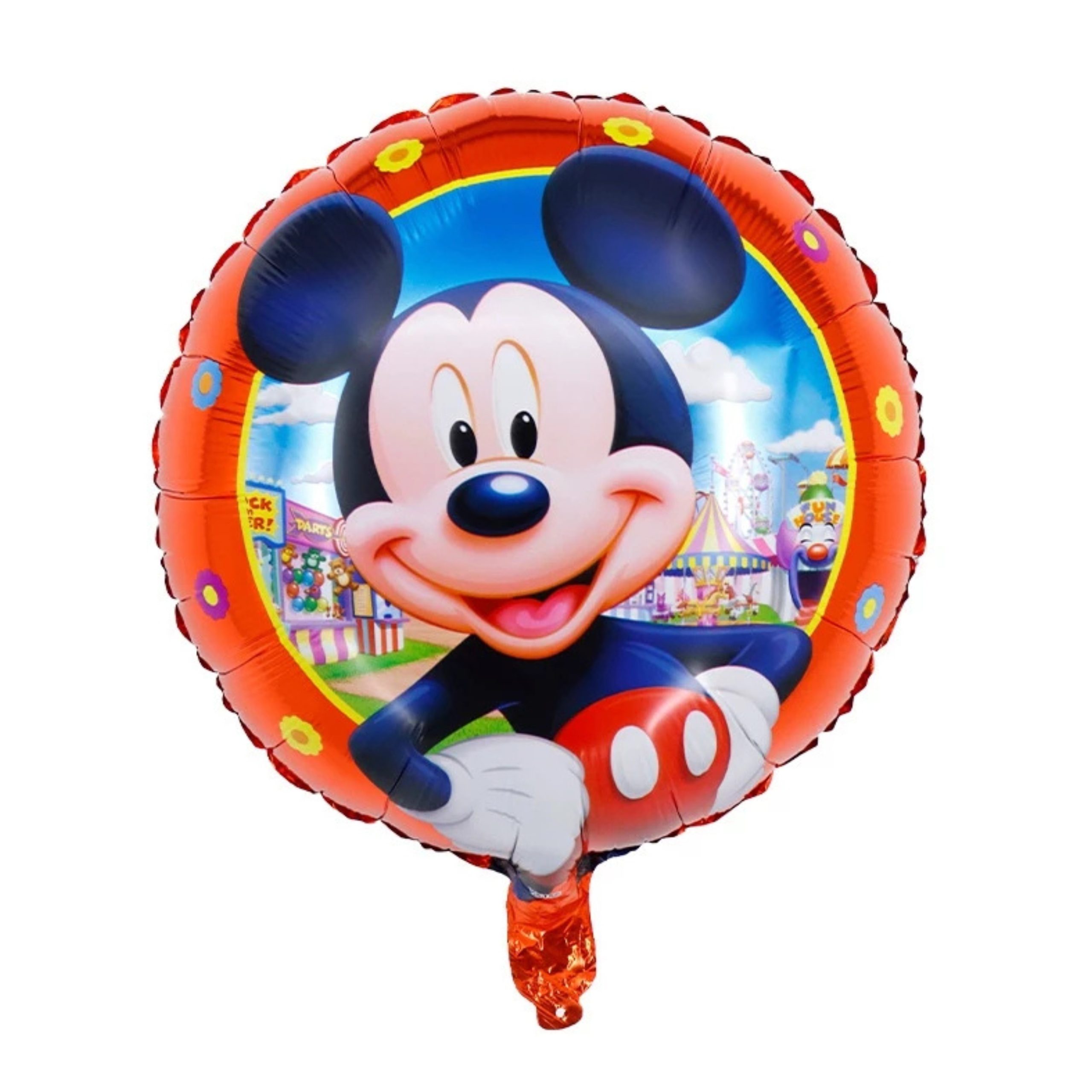 91-scaled-1.jpg 18" Red Mickey Mouse Round Foil (Unpacked) - Image 1