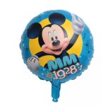 18" Blue Round Mickey Mouse Foil Balloon (Unpacked)