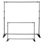 Telescopic Backdrop Stand 2.4m x 2.4m and 2.4m x 3m wide