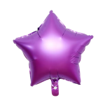 18" Purple Star Shape Metallic Foil Balloon (Unpacked)