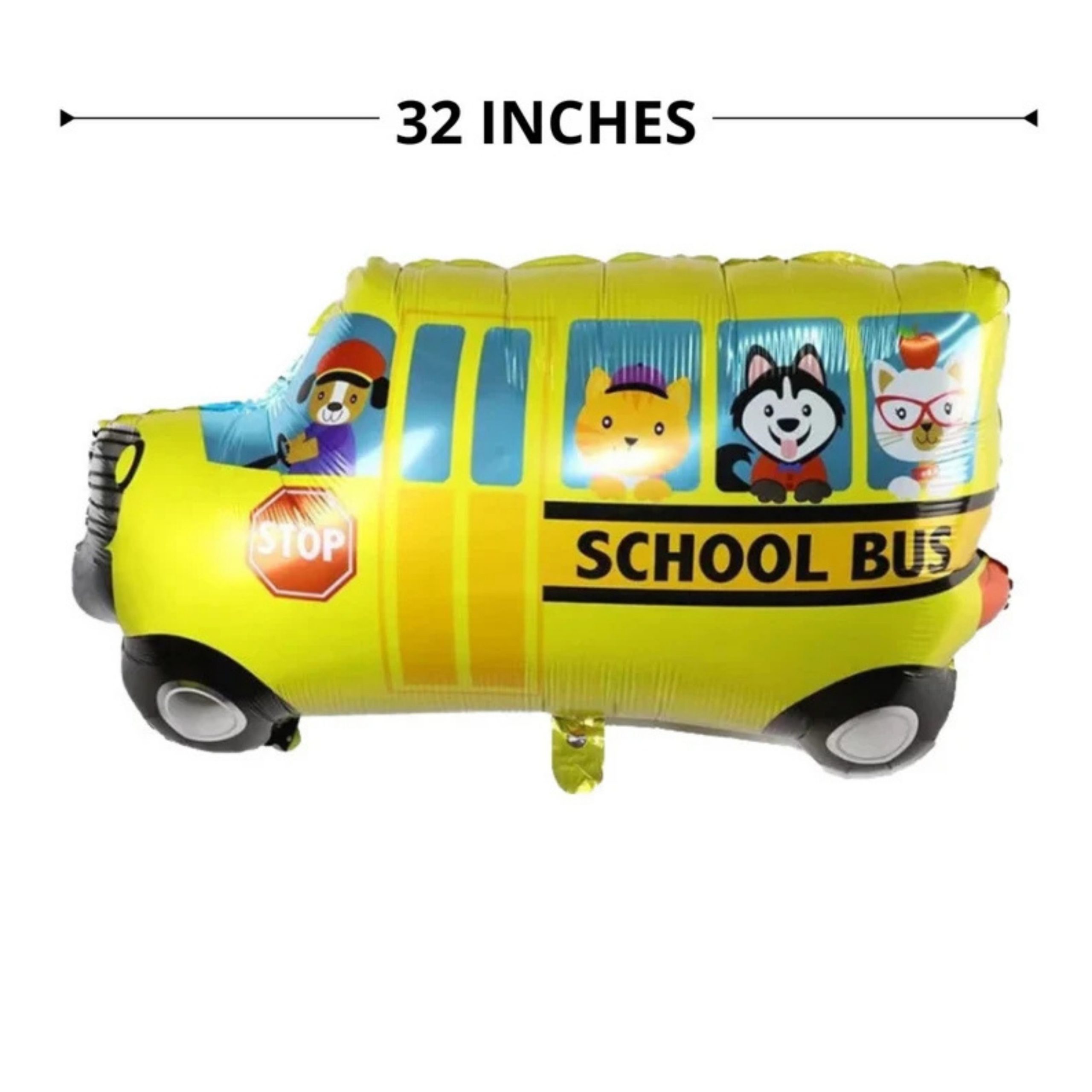 HR_201-scaled-1.jpg 32" School Bus Foil Balloon For Kids (Unpacked) - Image 1