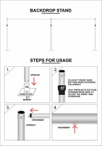 Backdrop Stand Crossbar and Brackets With Bag 3mx3m - Image 3