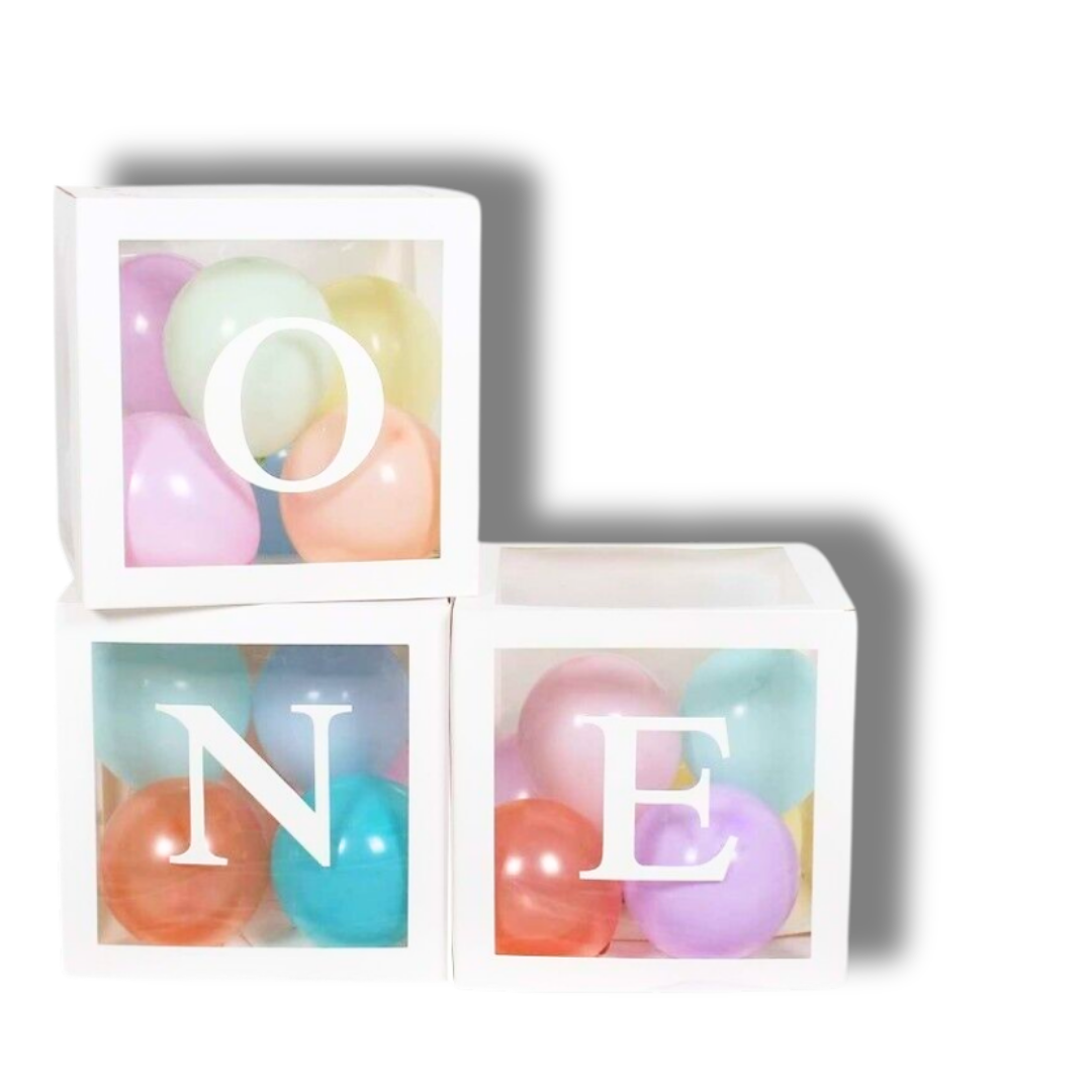 Super-Bargain-Megastore-7.png Transparent Box "ONE" 30x30 cm - Image 1