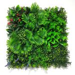 Vibrant Tropical Green Wall Panel (50cm x 50cm)