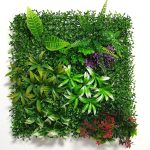 Lush Mixed Greenery Wall Panel (50cm x 50cm)