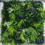 Elegant Tropical Vertical Garden Panel 100cm×100cm