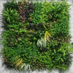 Vibrant Tropical Green Panel 100Cm×100Cm