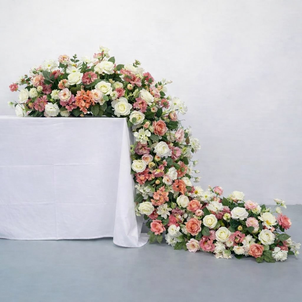 WhatsApp Image 2026-03-25 at 9.43.56 PM Artificial Orange White Rose Flower Table Runner 43cm×100cm - Image 1