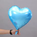 Crescent Heart Foil Balloon 18" (Unpacked)
