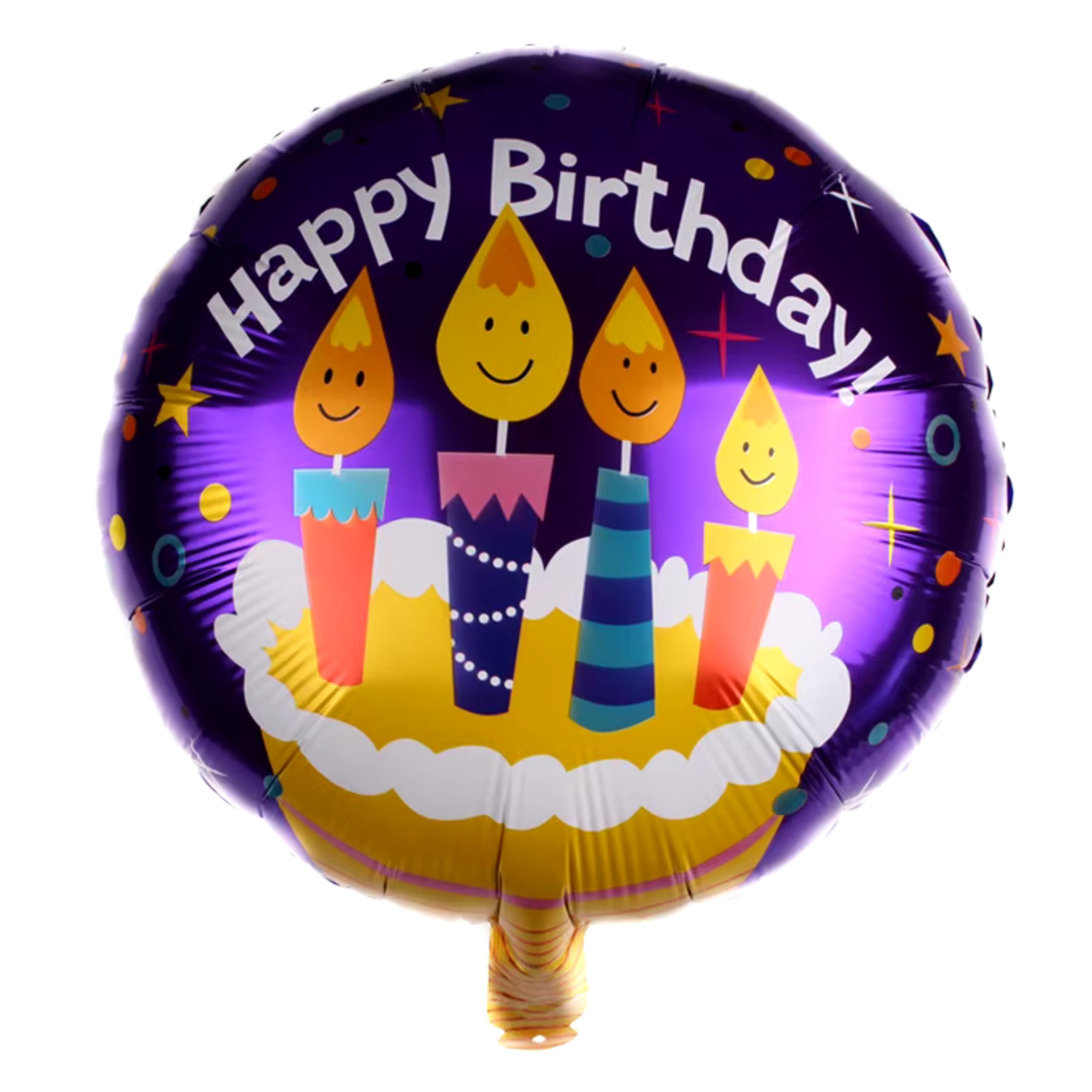 d-6-scaled-1.jpg 18inch Purple Happy Birthday Pink Foil Balloon (Unpacked) - Image 1