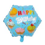 18" Sweet Theme Happy Birthday Foil Balloon (Unpacked)