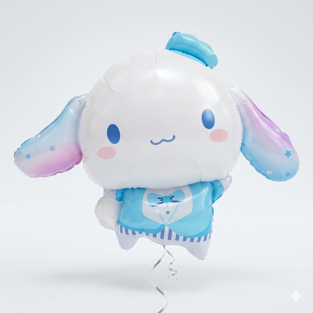 image_92963350 (1) Cat Cute Bunny Character Foil Balloon 85*76cm (Unpacked) - Image 1
