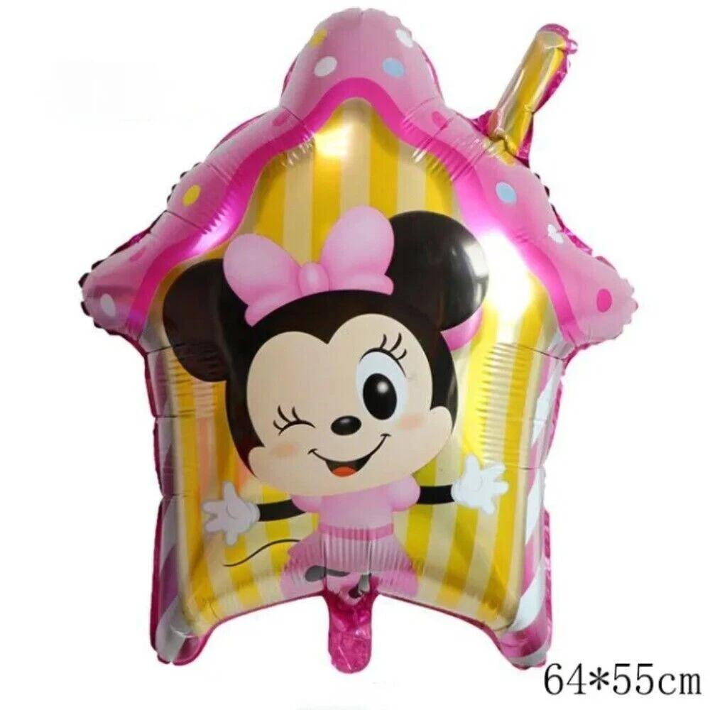 s-l1600-20.webp Pink Minnie Mouse Foil Balloon 64*55cm (Unpacked) - Image 1