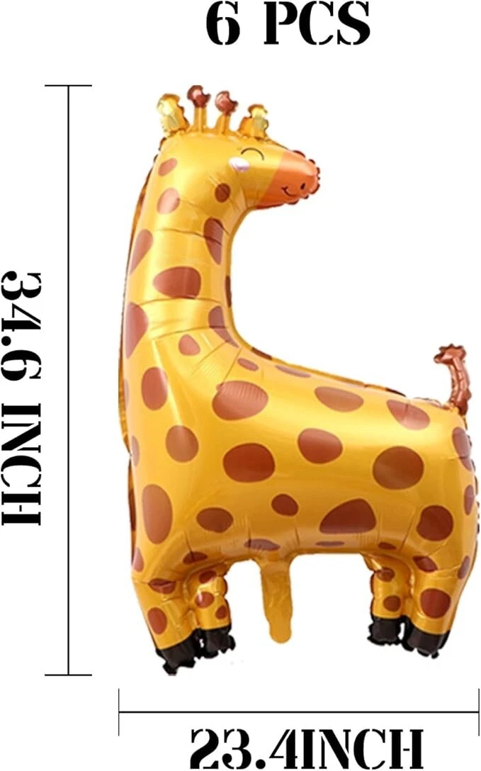 s-l1600-7-3.webp Spotted Medium Giraffe Head Foil Balloon 50*71cm (Unpacked) - Image 1