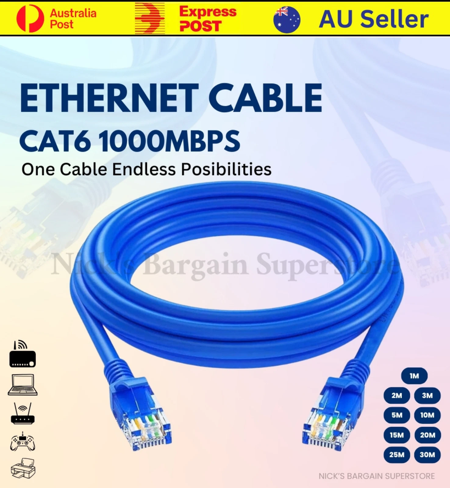 Ethernet Network Lan Cable CAT6 1000Mbps High Quality Ethernet Network Lan Cable CAT6 1000Mbps